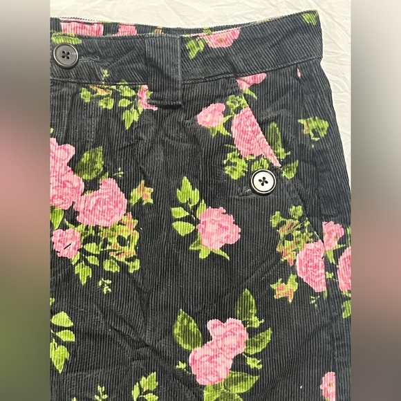 Wild Fable Women’s Floral Cotton Black Pink Skirt Size 10 - Picture 3 of 13